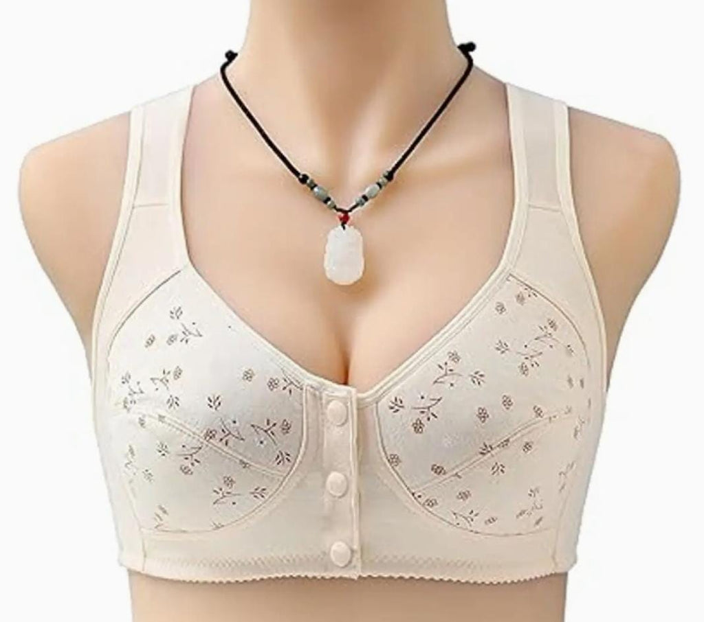 New Anti Sagging Front Open Colling Cotton Bra pack of 3